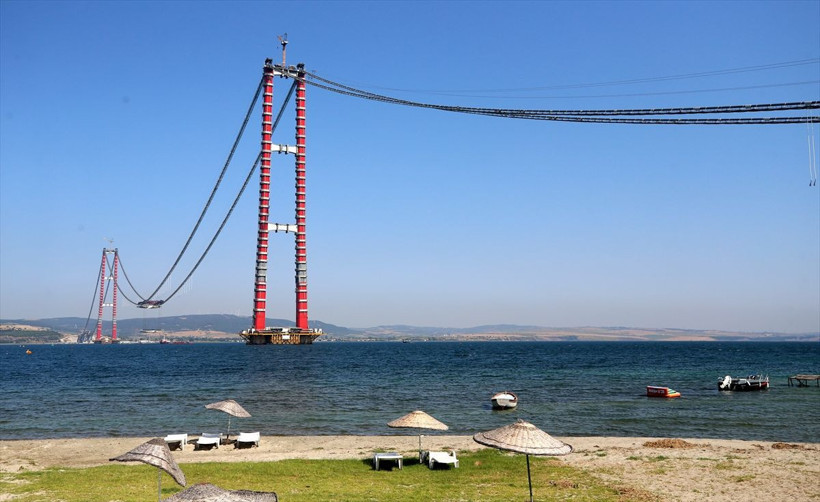 1915 Çanakkale Köprüsü'nde son durum: 3. tabliye montajına başlandı - Resim: 2