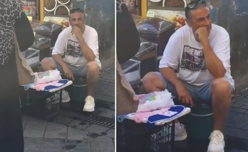 Şarkıcı Çelik pazarda görüldü! Lif sattığı anlar şaşırttı sebebi bakın neymiş - Resim: 3