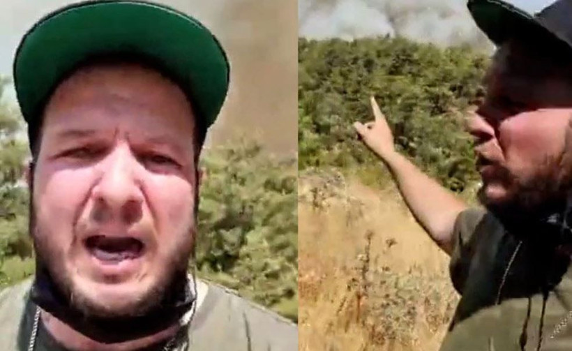Şahan Gökbakar canlı yayında Marmaris yangınını gösterirken yalvardılar: Kurtar! - Resim: 2