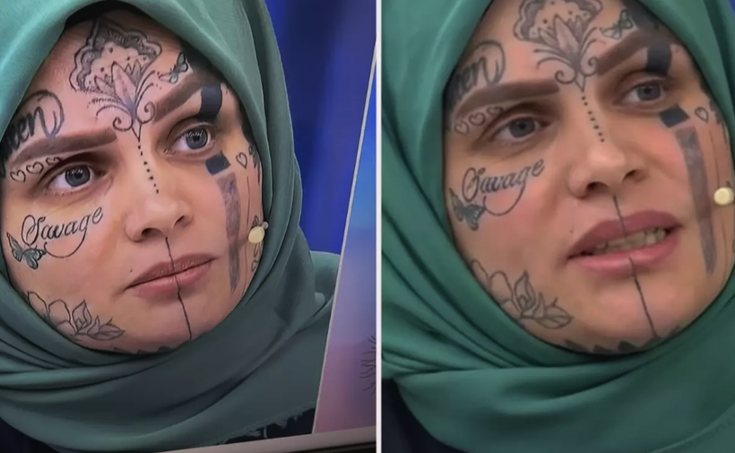 Sosyal medyada herkes bunu konuşuyor! Yüzü dövmelerle kaplı bu kadın kim? - Resim: 3