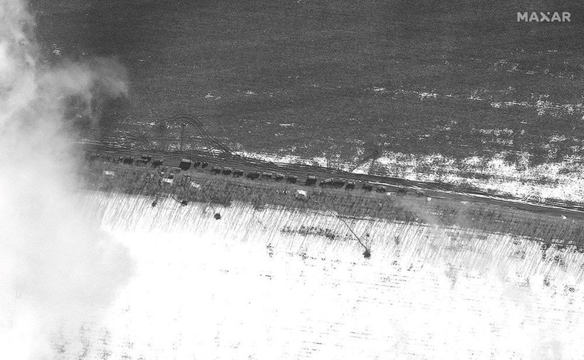 Rusya'nın askeri harekatı uzaydan görüntülendi - Resim: 1