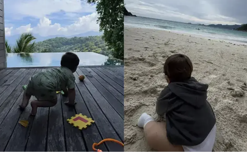 Neslihan Atagül ve Kadir Doğulu’dan çocukları ile aile pozu - Resim: 9