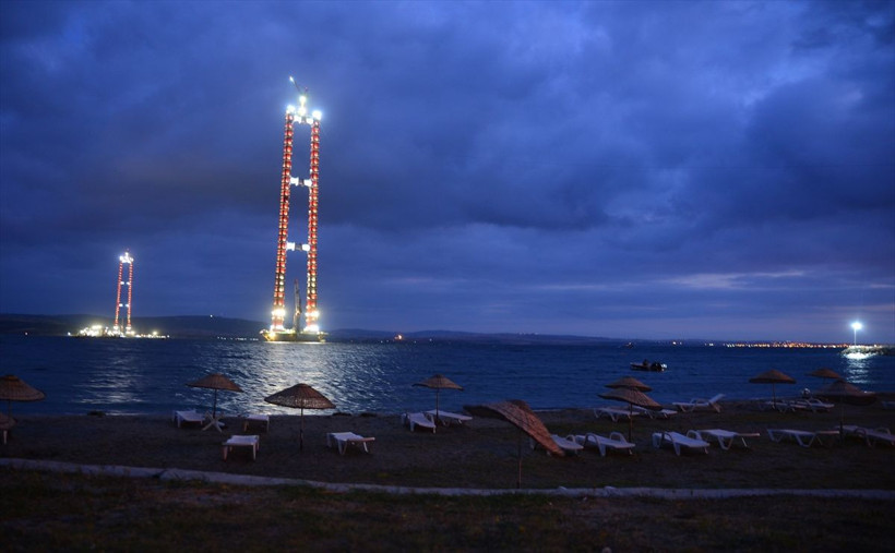 1915 Çanakale Köprüsü'nde kuzey yönlü geçici çalışma halatı montajı başladı - Resim: 3