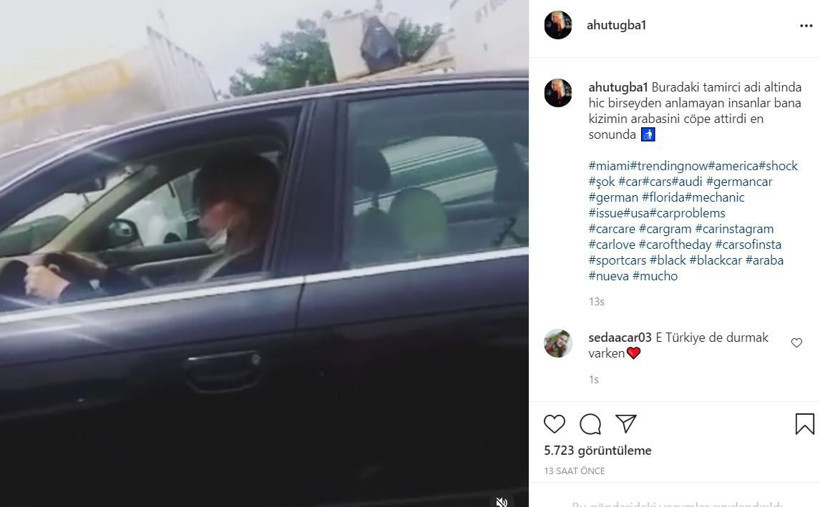 Ahu Tuğba Instagram'da çıldırdı! Kızının lüks otomobilini çöpe attı - Resim: 3