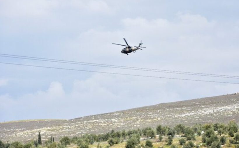 Suriye sınırında askeri helikopter hareketliliği! - Resim: 1