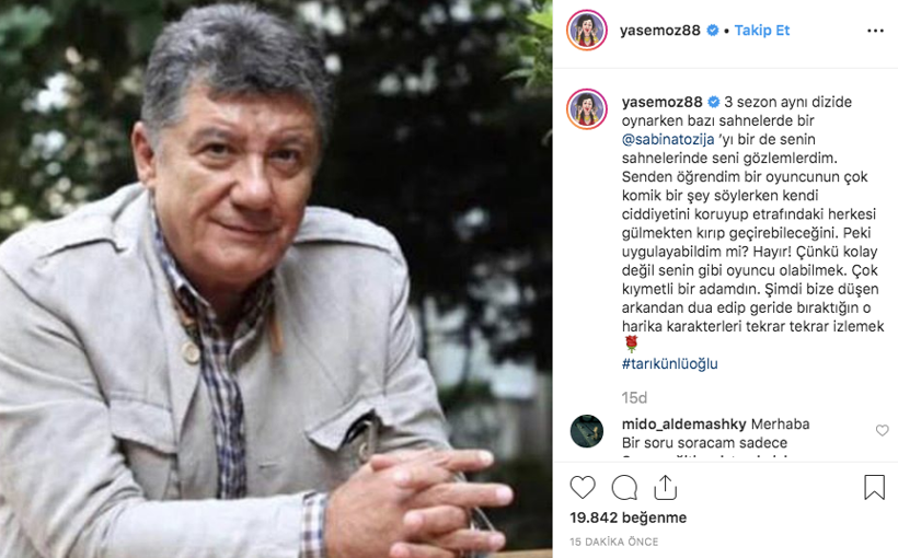 Tarık Ünlüoğlu'nun ölümü EDHO'dan rol arkadaşı Oktay Kaynarca'yı yasa boğdu - Resim: 3