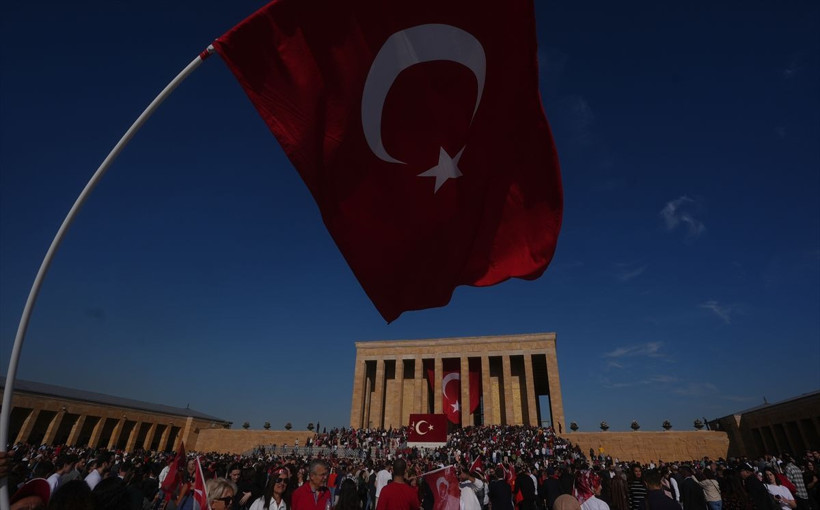 29 Ekim Cumhuriyet Bayramı'nda vatandaşlar Anıtkabir'e akın etti - Resim: 1