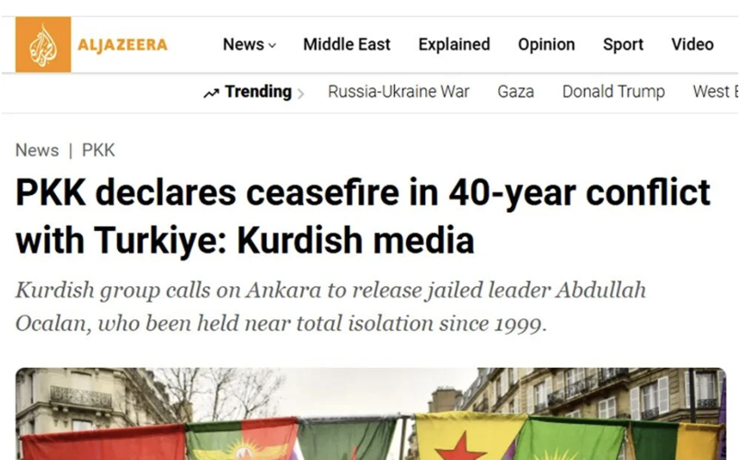 PKK'nın ateşkes ilanı dünya manşetlerinde: "40 yılın ardından kan dökülmeyecek" - Resim: 4