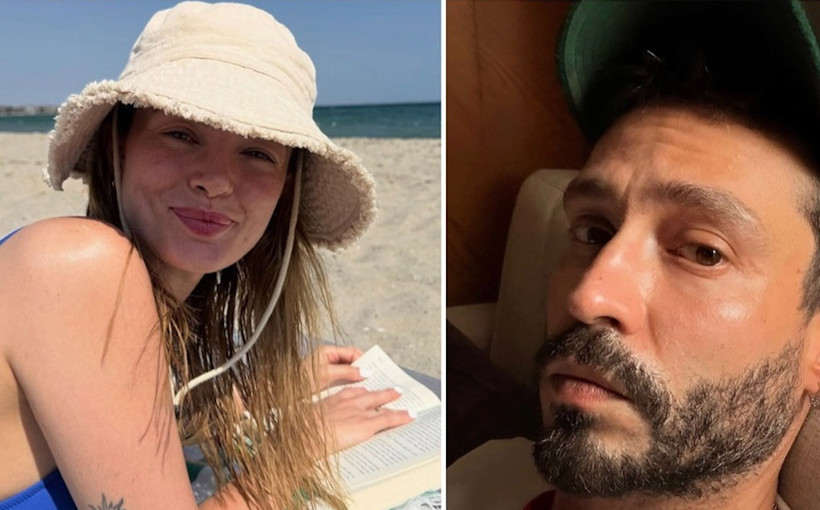 Ekin Koç yeni aşkı ile böyle yakalandı! Şemsiye ve şapka detayı kurtarmadı