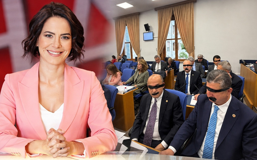 Vekillerin siyah bantlı Halk TV protestosu! Dilara Gönder'den tek cümlelik tepki