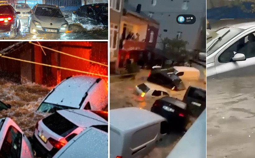 41 yılın afeti İstanbul'u vurdu, böylesi ilk kez oldu! Film sahnesi değil hepsi gerçek