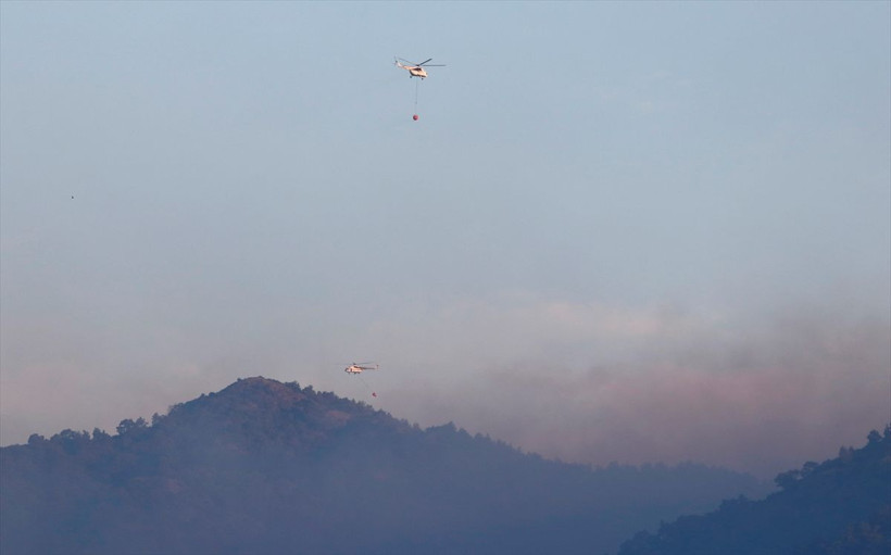 Dalaman'da başladı Fethiye'ye sıçradı! Havadan müdahale ediliyor - Resim: 4