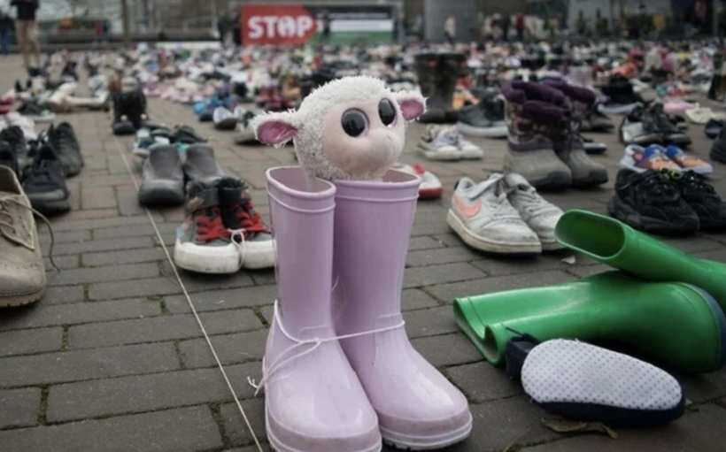 8 bin çift çocuk ayakkabısı bırakıldı! Hollanda Filistin'i unutmadı - Resim: 4