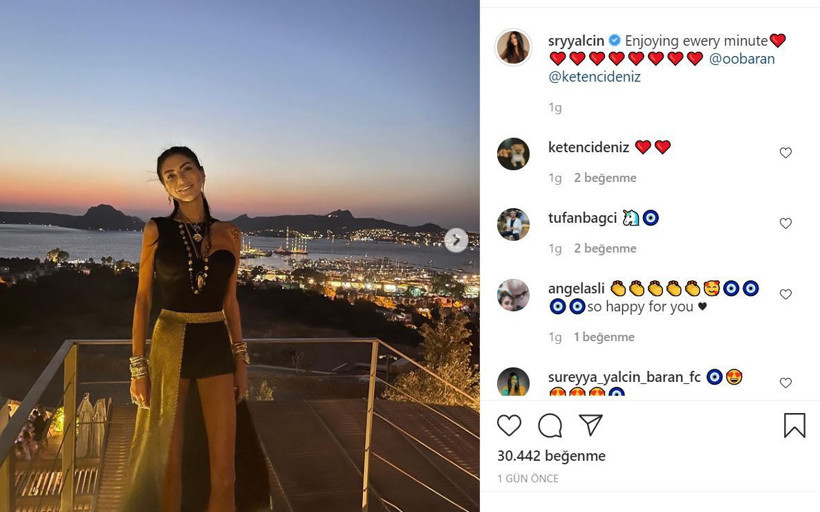 Süreyya Yalçın Bodrum yangınında istifini bozmadan teknede poz verdi - Resim: 4