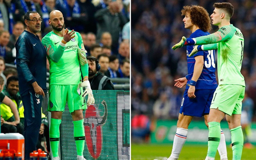 Sarri 'çık' dedi Kepa direndi! Chelsea-City maçında görülmemiş olay - Resim: 1