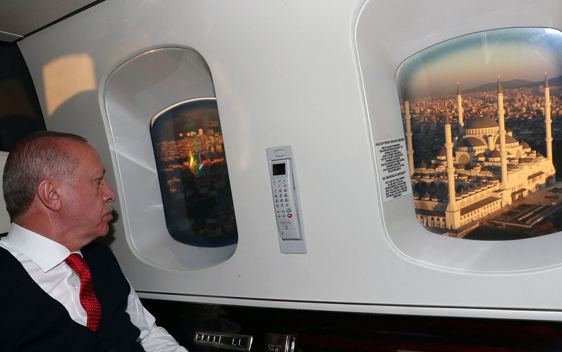 Cumhurbaşkanı Erdoğan Çamlıca Camisini havadan inceledi - Resim: 3