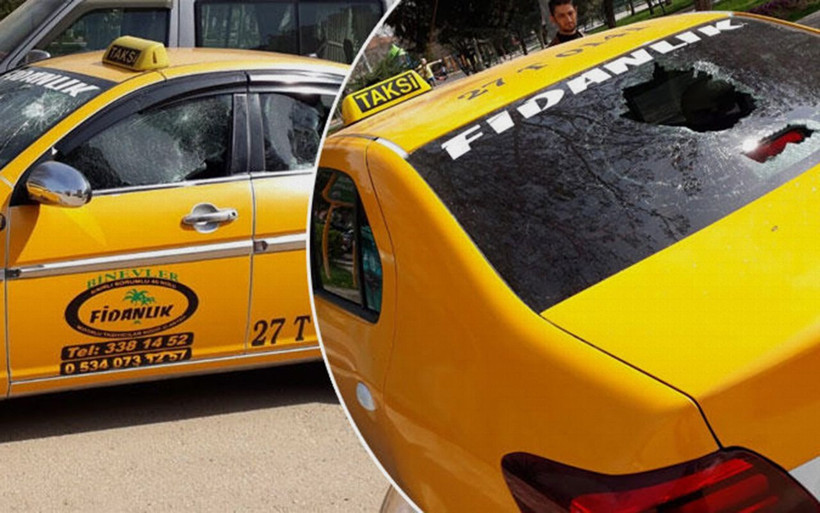 Gaziantep'te taksicilerin yolcu kavgası kanlı bitti: 2 yaralı - Resim: 1