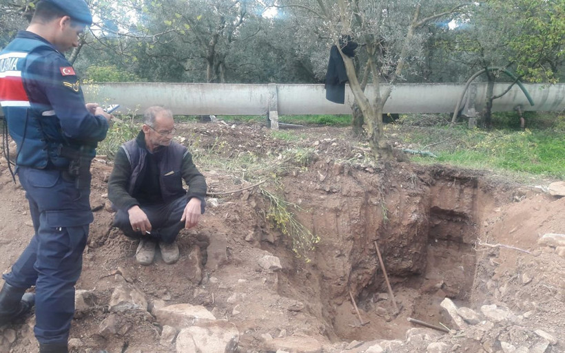 Bursa'da defineci ile jandarma arasında ilginç diyalog - Resim: 1