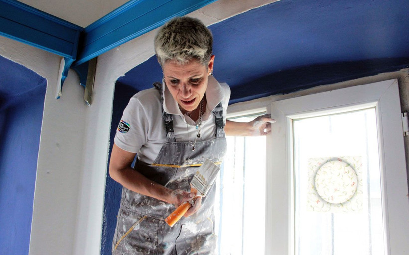 Bodrum'da üst düzey yöneticiliği bırakan kadın boyacı oldu - Resim: 4