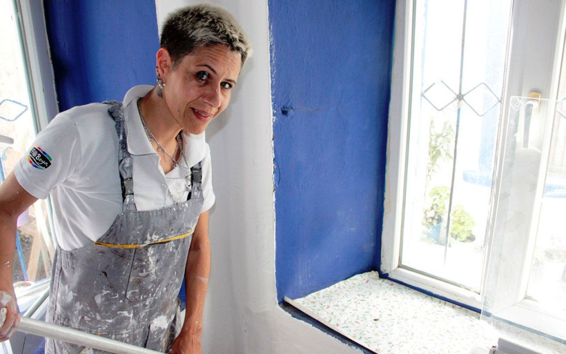 Bodrum'da üst düzey yöneticiliği bırakan kadın boyacı oldu - Resim: 3