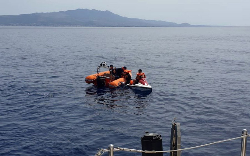 Muğla Bodrum'da Filistinli kaçaklar jet-ski ile yakalandı - Resim: 3