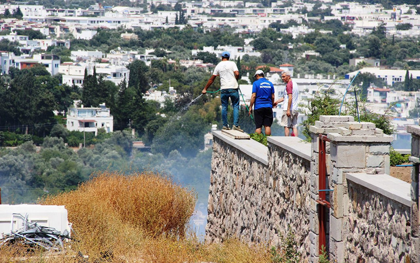 Muğla Bodrum’da lüks sitelerin bulunduğu arazide tüp patladı - Resim: 2