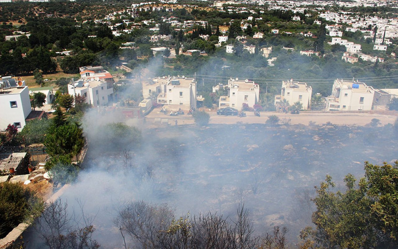 Muğla Bodrum’da lüks sitelerin bulunduğu arazide tüp patladı - Resim: 4