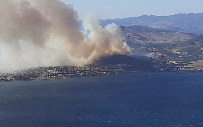 İzmir'de yazlık sitelerin yanında korkutan yangın - Resim: 2