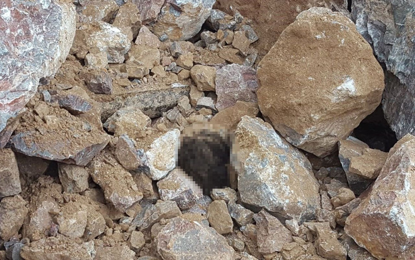 Kamyondan dökülen kayaların altında kaldı! Korkunç şekilde can verdi - Resim: 2