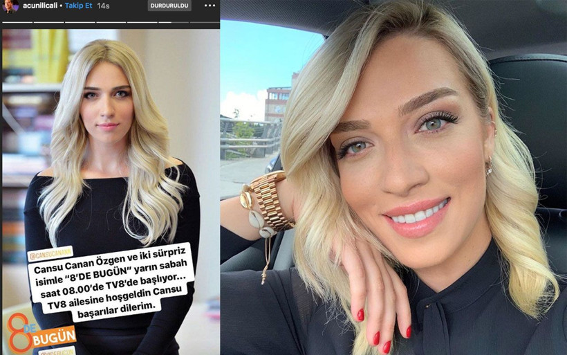 A Haber eski spikeri Cansu Canan Özgen Tv8'e transfer oldu - Resim: 2