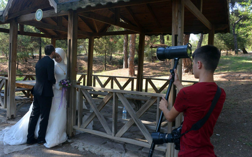 Kahramanmaraş'taki botanik bahçesi fotoğraf stüdyosu gibi oldu - Resim: 3