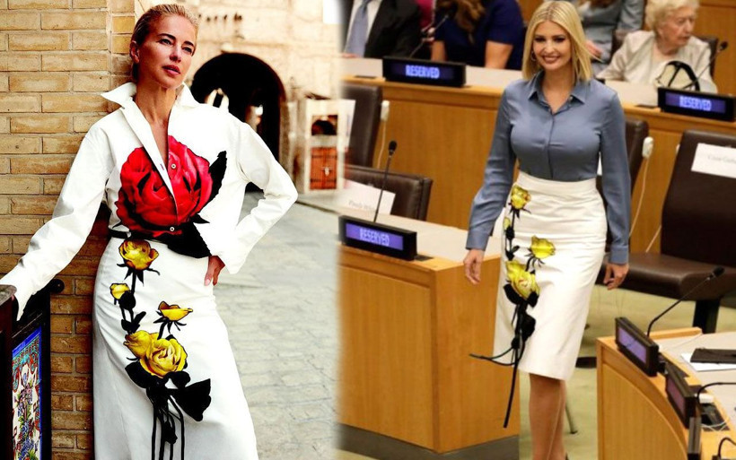 Burcu Esmersoy ABD başkanı Donal Trump'ın kızı Ivanka Trump ile pişti oldu - Resim: 2