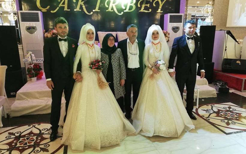 Ordu'daki bu düğünde gelinler de damatlar da ikiz - Resim: 3
