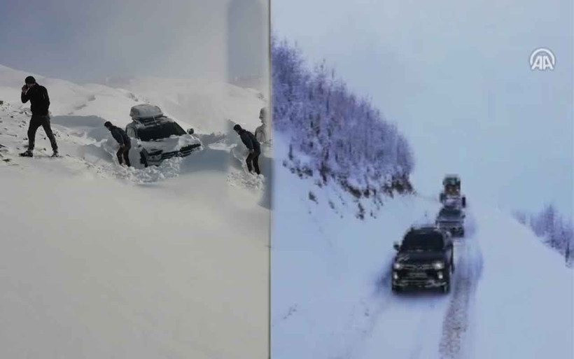 Rize'de yaylada mahsur kalan 23 kişiye ulaşıldı - Resim: 4