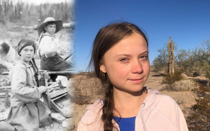 Greta Thunberg zaman yolcusu iddiası 121 yıllık fotoğraf ortalığı karıştırdı - Resim: 3