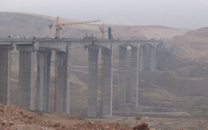Batman Hasankeyf'te vinç kazası - Resim: 1