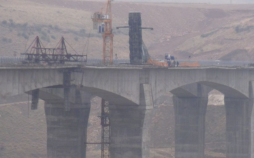 Batman Hasankeyf'te vinç kazası - Resim: 2