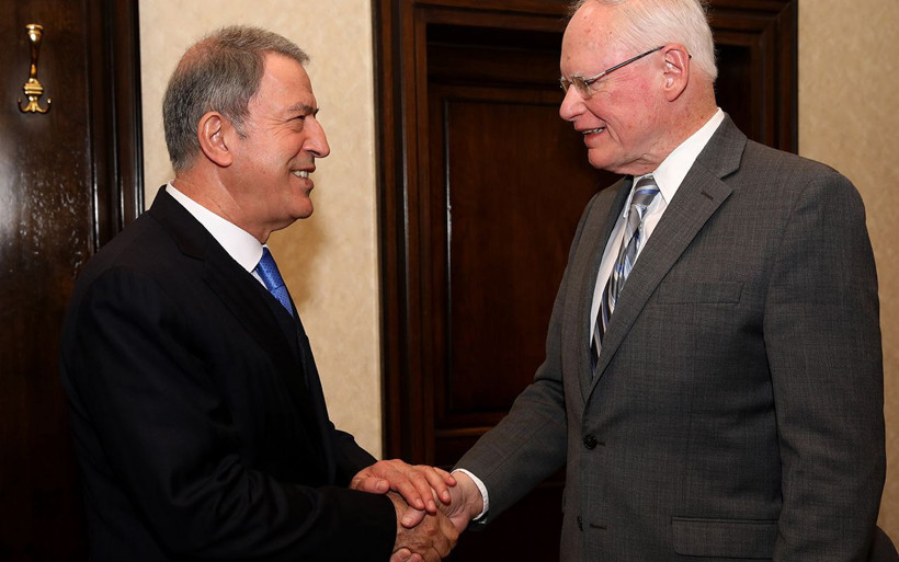Hulusi Akar ABD Suriye Özel Temsilcisi Jeffrey'i kabul etti - Resim: 3