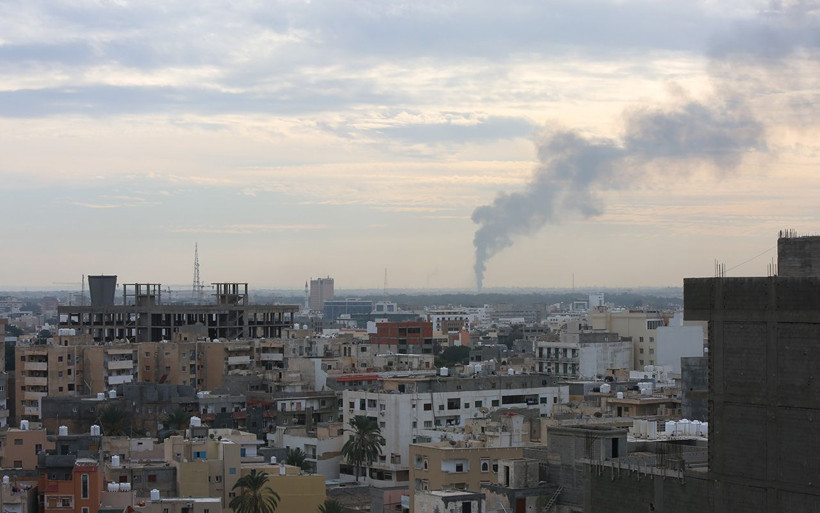 Berlin Konferansı sırasında Libya'nın başkenti Trablus'ta patlama sesleri - Resim: 4