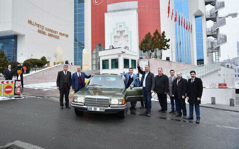 Devlet Bahçeli klasik otomobilini Harran Belediye Başkanı Özyavuz'a hediye etti - Resim: 3