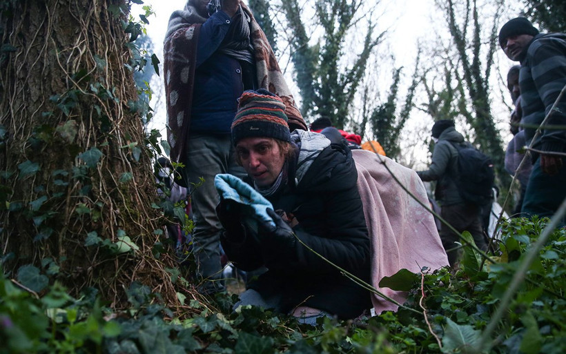 Sınıra yüklenen sığınmacılara Yunanistan'dan gazla müdahale - Resim: 4