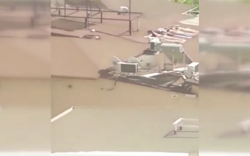 Antalya'da sahile gidemeyen kadınlar çatıda bikinili ve mayolu güneşlendi - Resim: 4