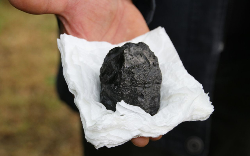 Düzce'de ot biçerken rastladı! Göktaşı olduğunu iddia edip 'Bulduğumda sıcaktı' dedi - Resim: 1