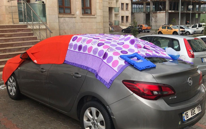 Kars Sarıkamış'ta ceviz büyüklüğünde dolu yağdı! Zor anlar yaşattı - Resim: 4