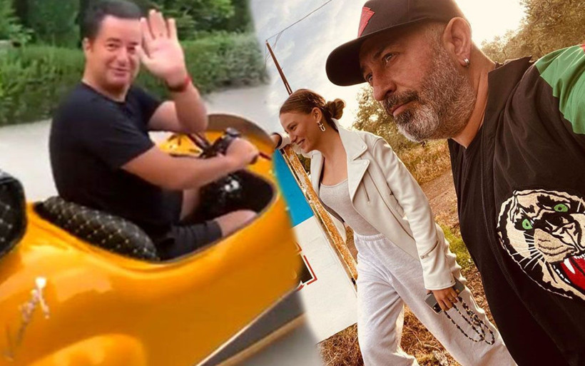 Acun Ilıcalı'dan Cem Yılmaz ve Serenay Sarıkaya çiftine süpriz ziyaret - Resim: 1