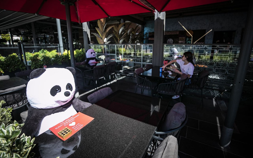 Ankara'da sosyal mesafeye pandalı önlem - Resim: 2