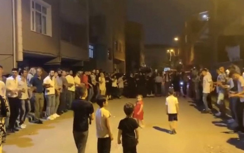 İstanbul'da halaylı düğün eğlencesinde her bir kare dehşete düşürüyor - Resim: 4