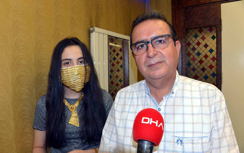 Fiyatı 100 bin liraya kadar çıkacak! 14 bin liraya altın işlemeli maske! - Resim: 3