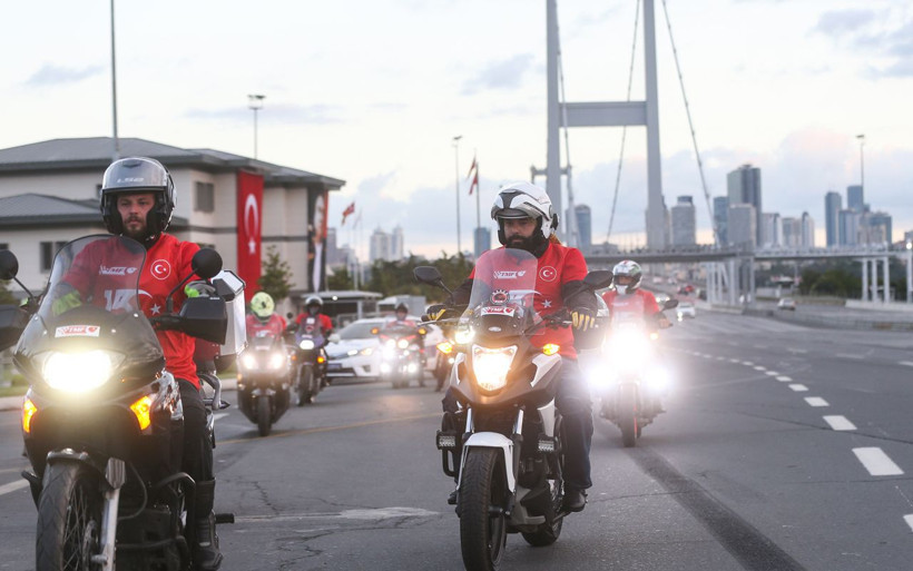 İstanbul'dan Ankara'ya  15 Temmuz'u anma sürüşü başladı - Resim: 4
