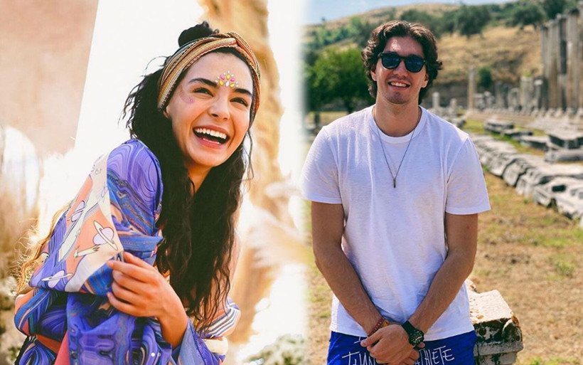 Hercai yıldızı Ebru Şahin ve Cedi Osman el ele görüntülendi aşkı yalanlamışlardı - Resim: 1